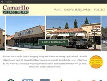Tablet Screenshot of camarillovillagesquare.com